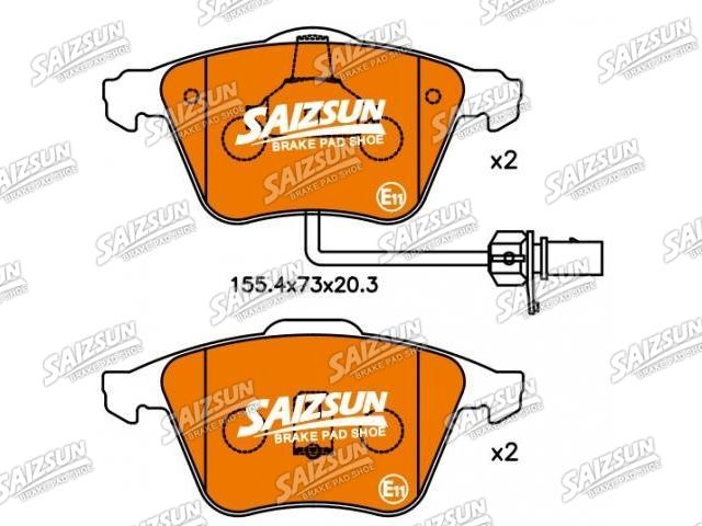 Pastillas de freno Brake Pad Set:1K0 698 151 B