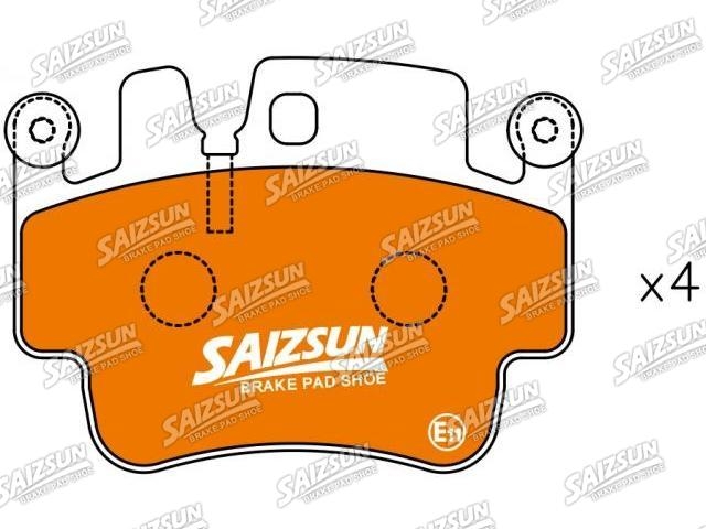 Pastillas de freno Brake Pad Set:996 352 949 02