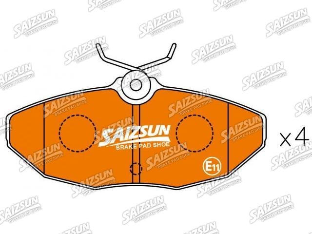 Pastillas de freno Brake Pad Set:C2C  8342