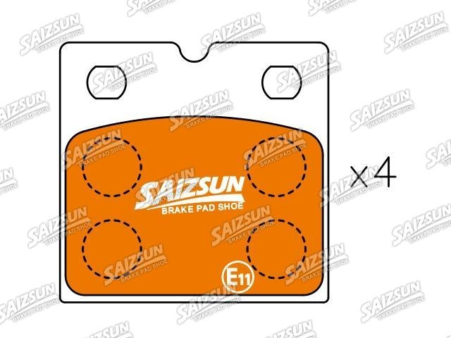 Pastillas de freno Brake Pad Set:C2C13800