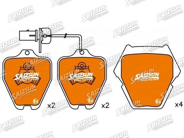 Pastillas de freno Brake Pad Set:441 698 151 G