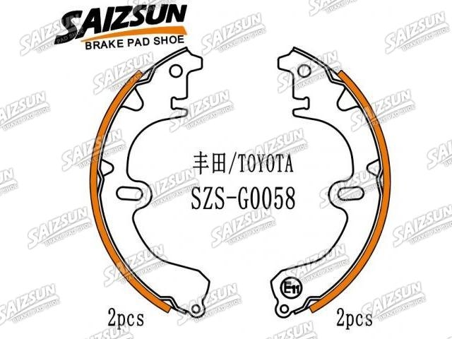 Zapata de freno Brake Shoe Set:04495-20100