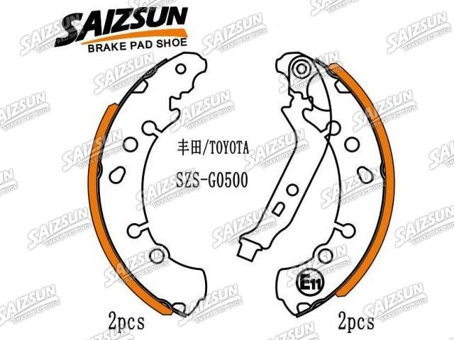 Zapata de freno Brake Shoe Set:04495-0D040
