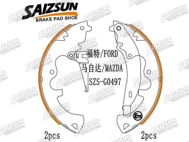 Zapata de freno Brake Shoe Set:8L8Z-2200-B