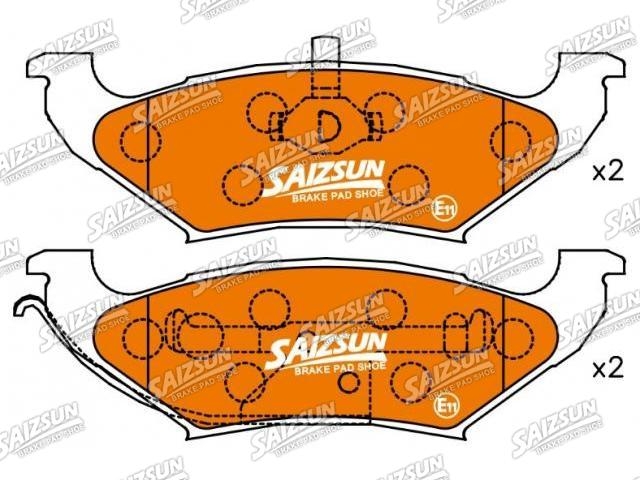 Pastillas de freno Brake Pad Set:F1VY-2200-A