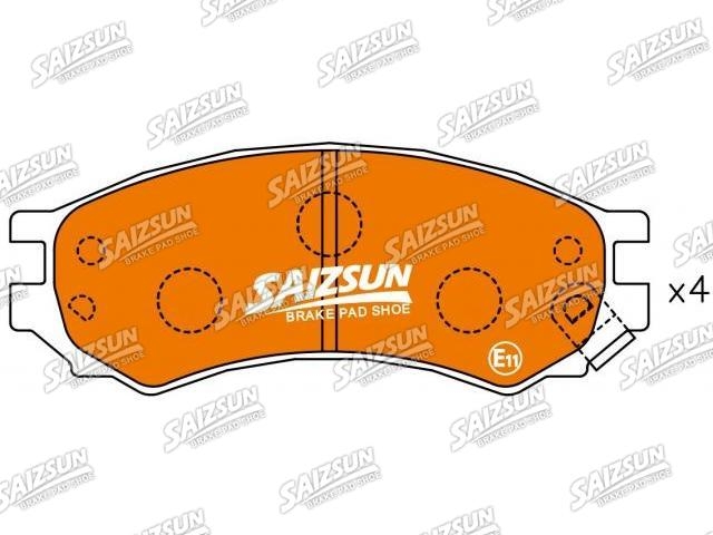 Pastillas de freno Brake Pad Set:41060-70N86
