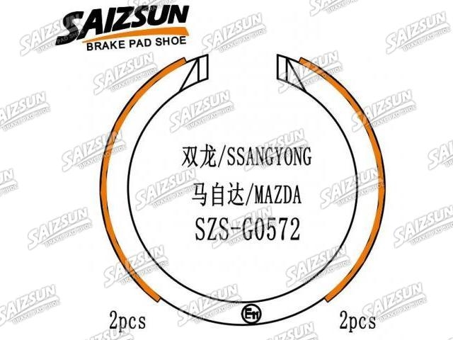 Zapata de freno Brake Shoe Set:LFY4-44-39Z