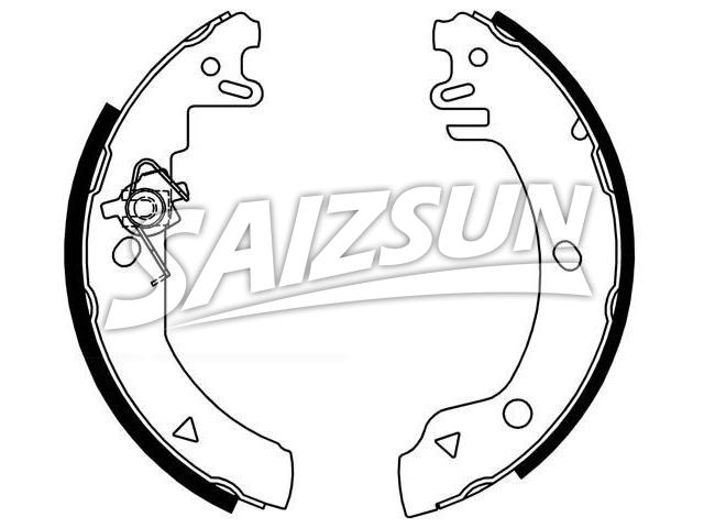 Zapata de freno Brake Shoe Set:1 041 484
