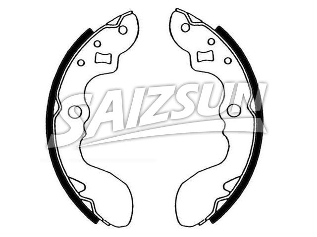 Zapata de freno Brake Shoe Set:53210-85010
