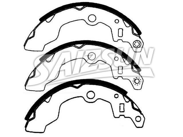 Zapata de freno Brake Shoe Set:53820-70B60