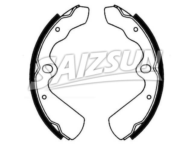 Zapata de freno Brake Shoe Set:52210-85030