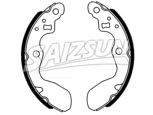 Zapata de freno Brake Shoe Set:1A03-26-38Z