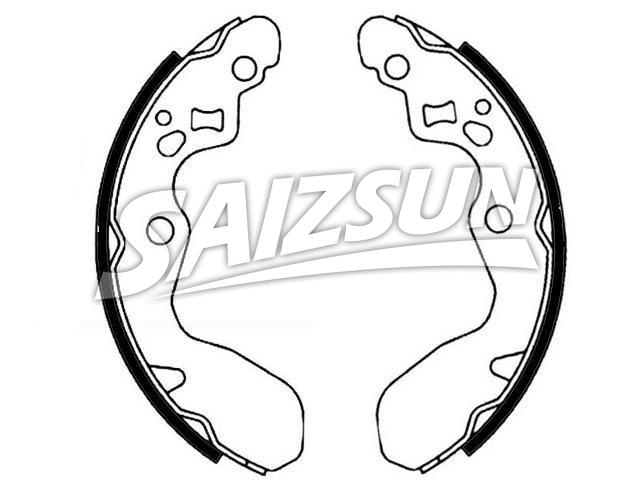 Zapata de freno Brake Shoe Set:K9966