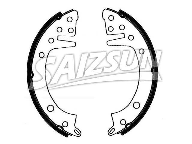 Zapata de freno Brake Shoe Set:MST05044