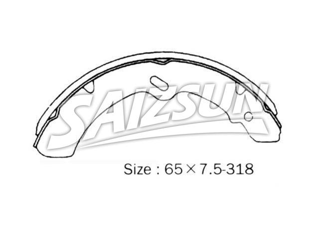 Zapata de freno Brake Shoe Set:41060-01D27