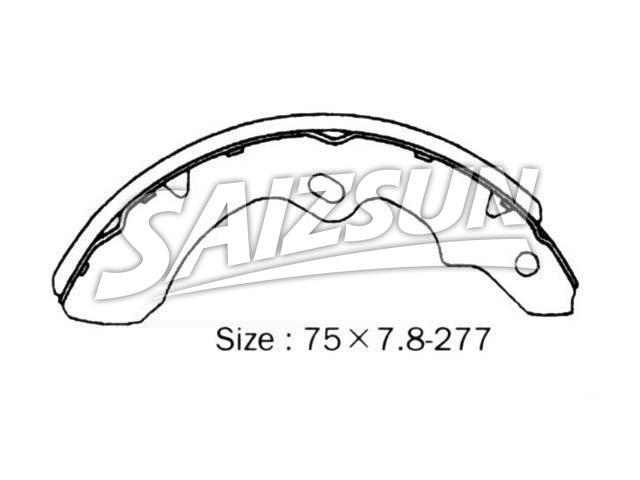 Zapata de freno Brake Shoe Set:41060-T8025