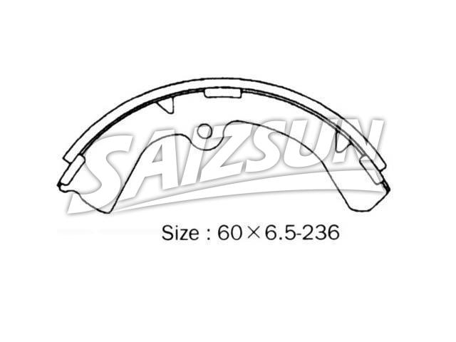 Zapata de freno Brake Shoe Set:NR2046