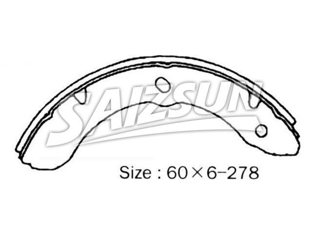 Zapata de freno Brake Shoe Set:NR4036