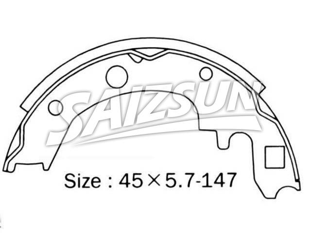 Zapata de freno Brake Shoe Set:NN3581
