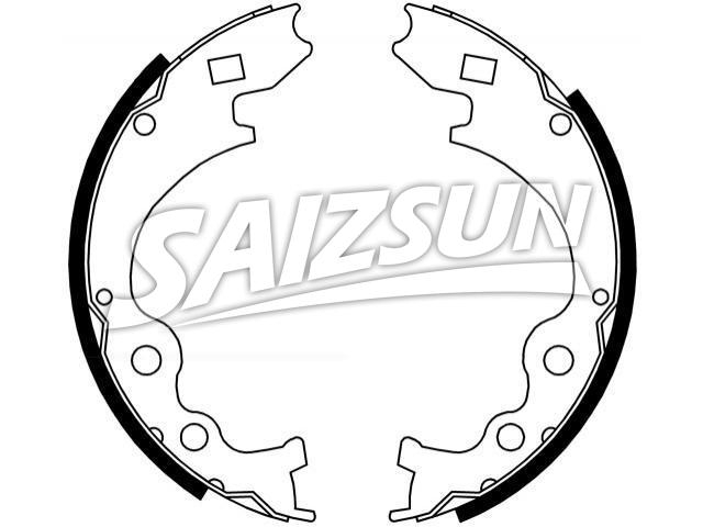 Zapata de freno Brake Shoe Set:SB40-26-330
