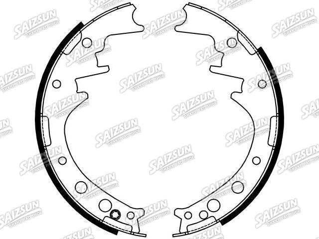 Zapata de freno Brake Shoe Set:04495-35080