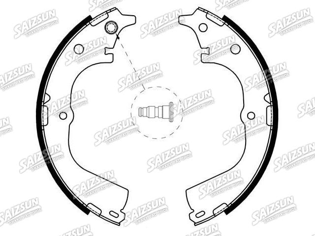 Zapata de freno Brake Shoe Set:04495-26140