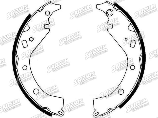 Zapata de freno Brake Shoe Set:04495-63010