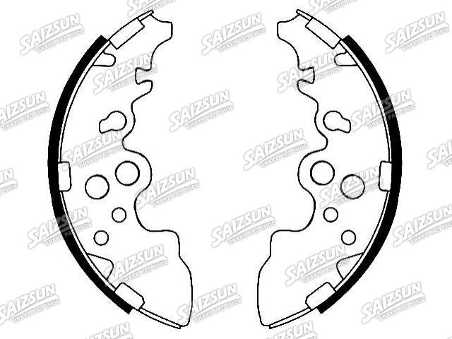 Zapata de freno Brake Shoe Set:K3407