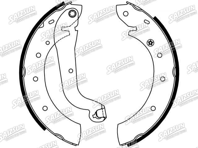 Zapata de freno Brake Shoe Set:44060-0F026