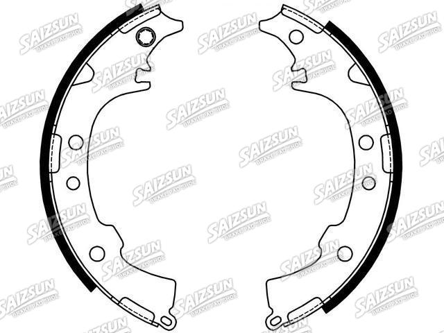 Zapata de freno Brake Shoe Set:04495-44010