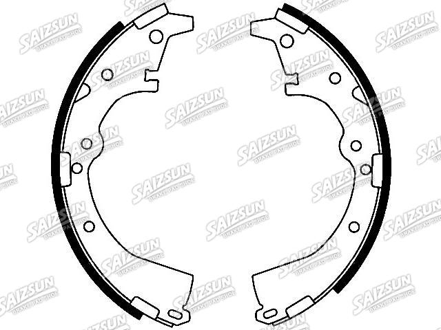 Zapata de freno Brake Shoe Set:04495-35060