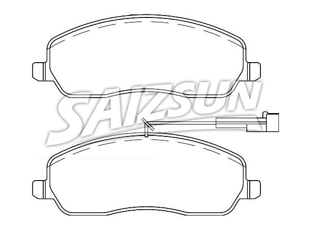 Pastillas de freno Brake Pad Set:77362142