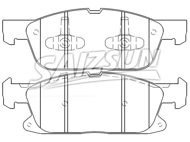 Pastillas de freno Brake Pad Set:F2GZ-2001-A