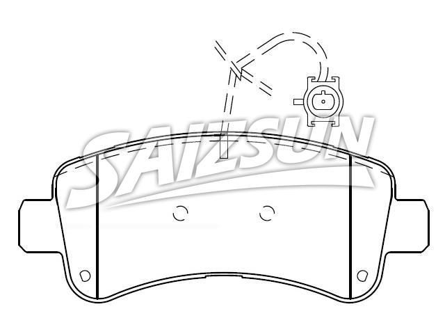 Pastillas de freno Brake Pad Set:68289463AA