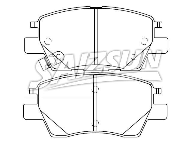 Pastillas de freno Brake Pad Set:23286272