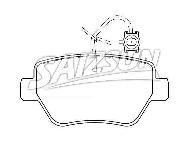 Pastillas de freno Brake Pad Set:980156042