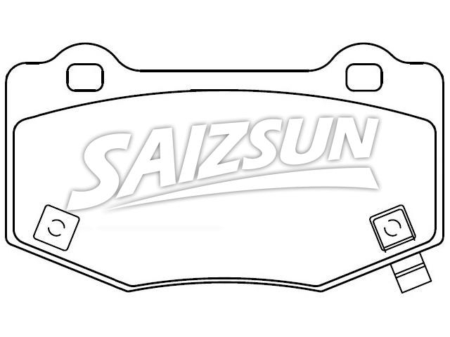 Pastillas de freno Brake Pad Set:FR3Z-2200-E