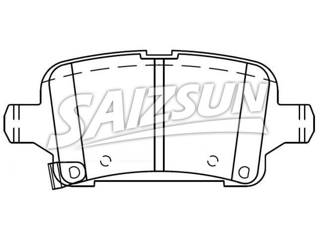 Pastillas de freno Brake Pad Set:39021615
