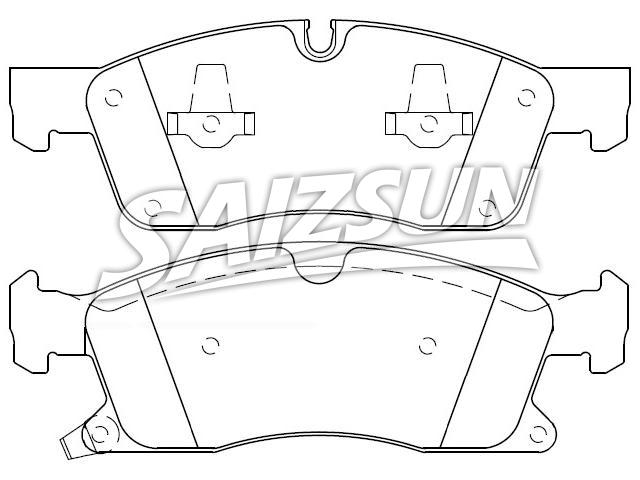 Pastillas de freno Brake Pad Set:68052370AD