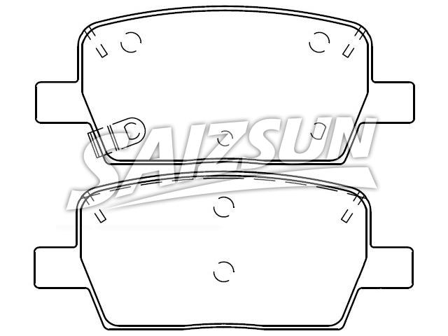 Pastillas de freno Brake Pad Set:23341199