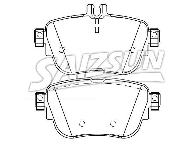 Pastillas de freno Brake Pad Set:000 420 61 00