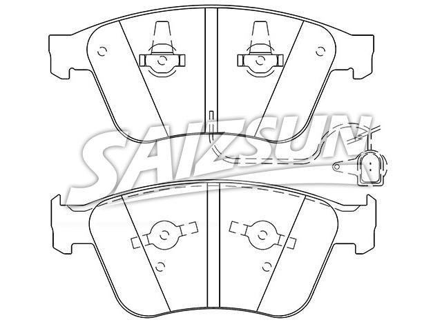 Pastillas de freno Brake Pad Set:3W0 698 151 AA