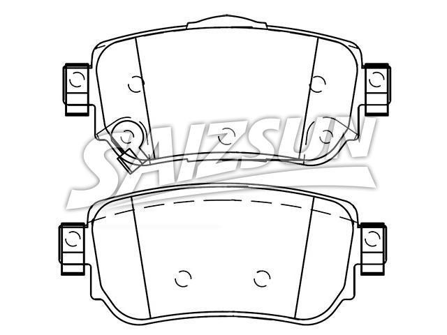 Pastillas de freno Brake Pad Set:D4060-4CA0A