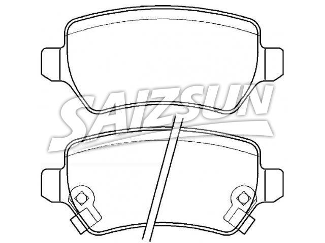 Pastillas de freno Brake Pad Set:93176118