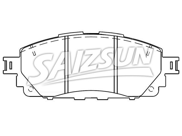 Pastillas de freno Brake Pad Set:04465-0K380