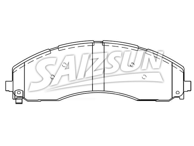 Pastillas de freno Brake Pad Set:HC3Z-2001-B