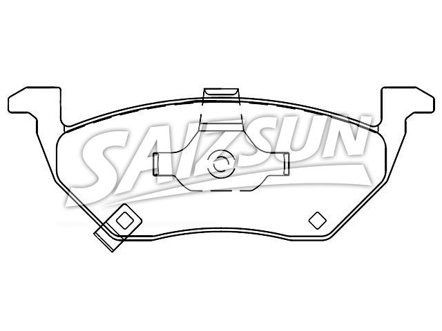 Pastillas de freno Brake Pad Set:10196002
