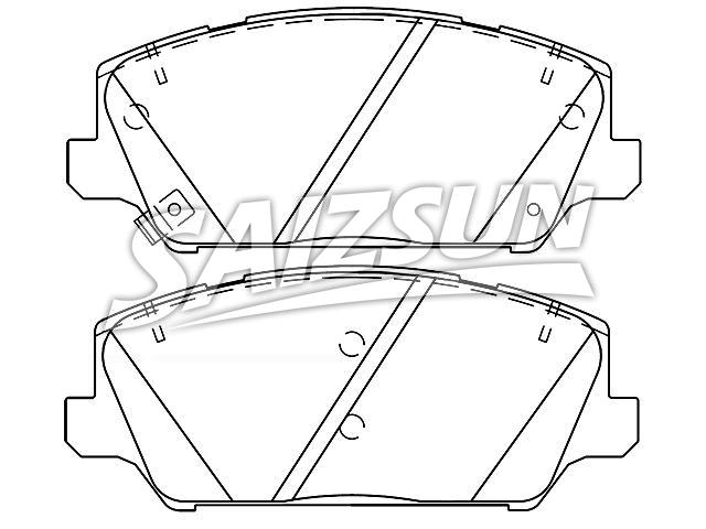 Pastillas de freno Brake Pad Set:58101-F6A20