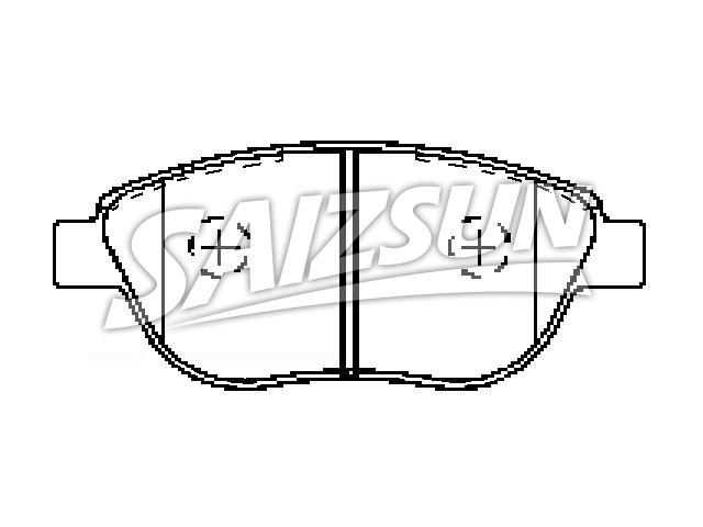 Pastillas de freno Brake Pad Set:41060-2ZS00