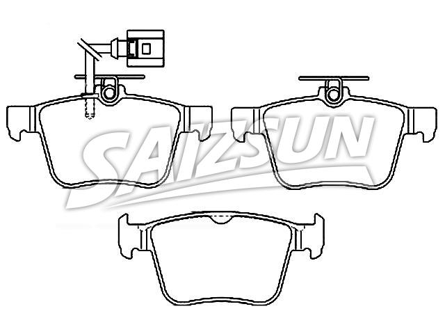 Pastillas de freno Brake Pad Set:8V0 698 451 C